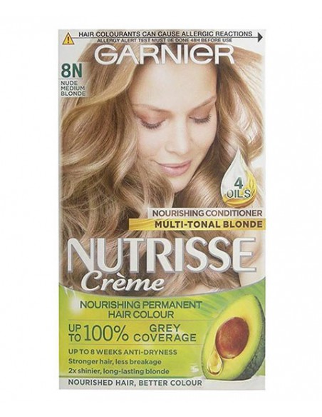 Nutrisse Creme Permanent Nourishing Hair Color N Nude Medium Blonde