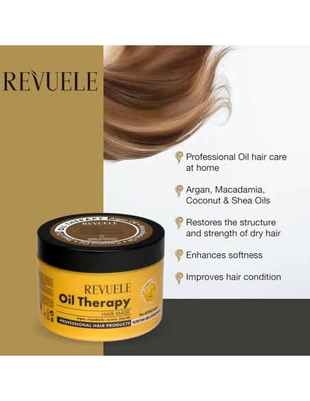 Revuele Oil Therapy Nutrition And Strengthening Hair Mask