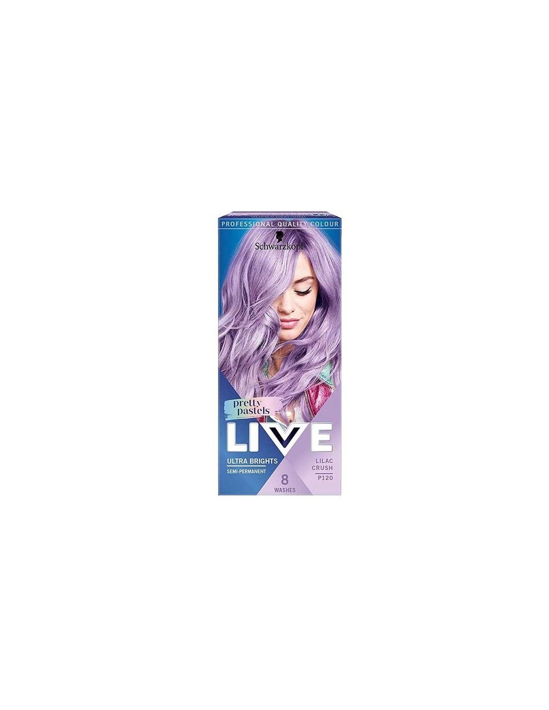 Live Pretty Pastels Ultra Brights Semi Permanent Lilac Crush