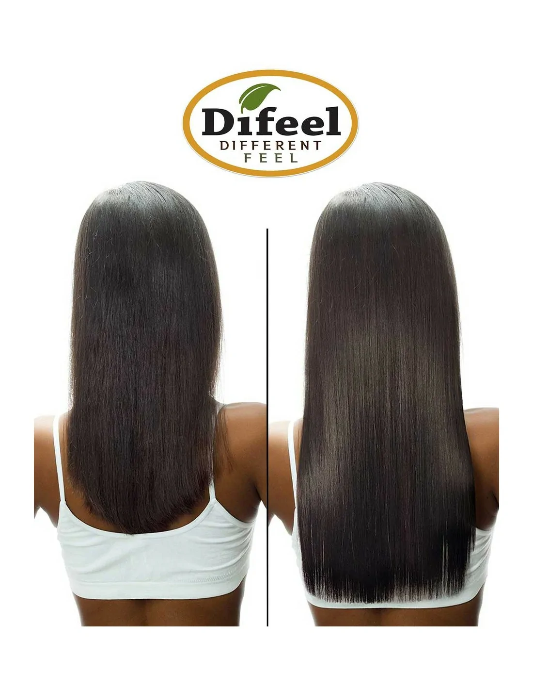 Difeel hair mask with basil and castor oil sachet