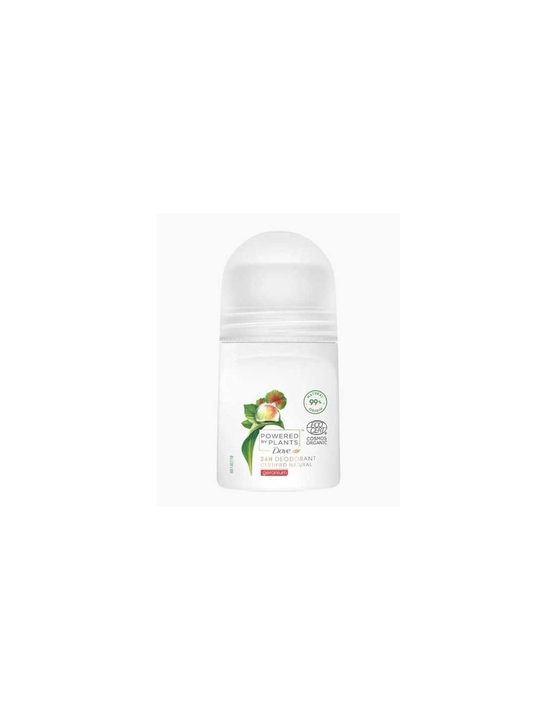 Powered By Plants Certified Natural Geranium 24H Deodorant Roll On