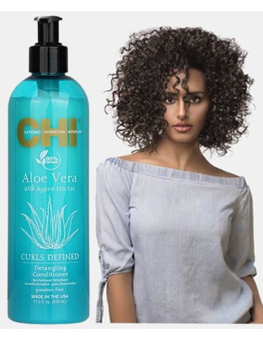 CHI Curls Defined Detangling Conditioner With Aloe Vera And Agave Nectar