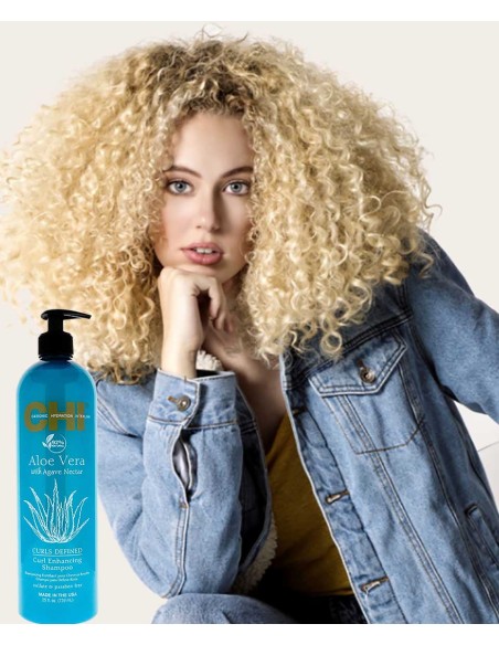 Chi Curls Defined Enhancing Shampoo With Aloe Vera And Agave Nectar