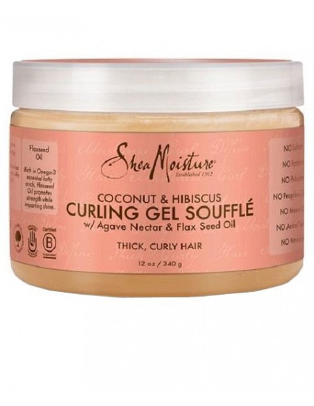 Shea Moisture Coconut And Hibiscus Curling Gel Souffle 7339