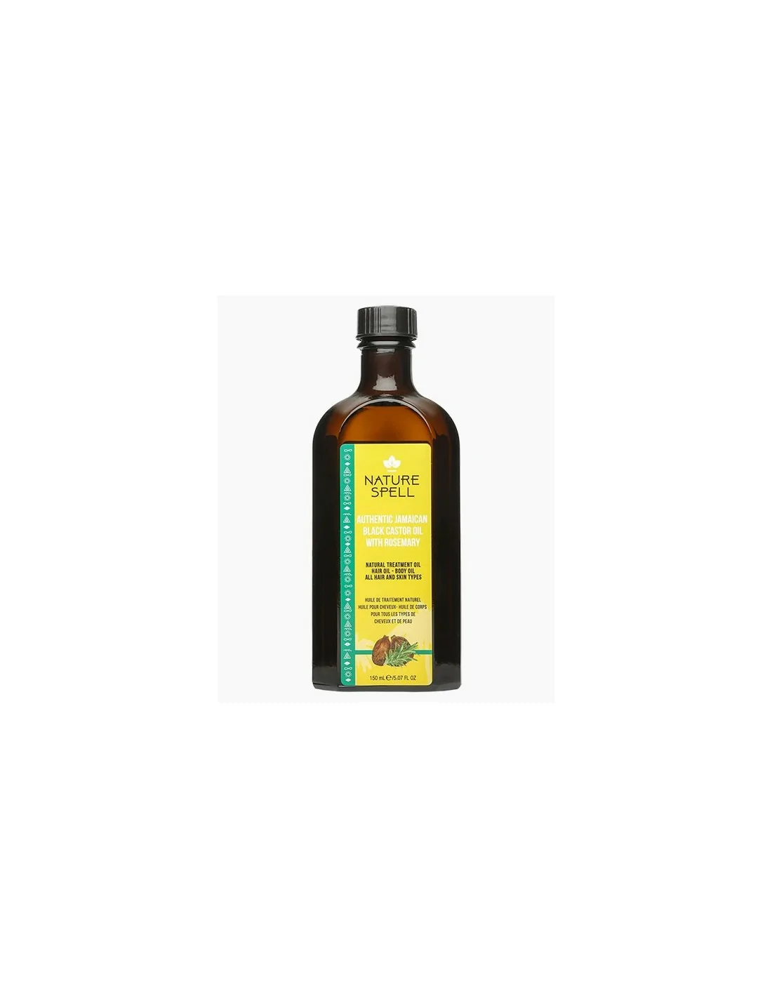Nature Spell Authentic Jamaican Black Castor Oil With Rosemary