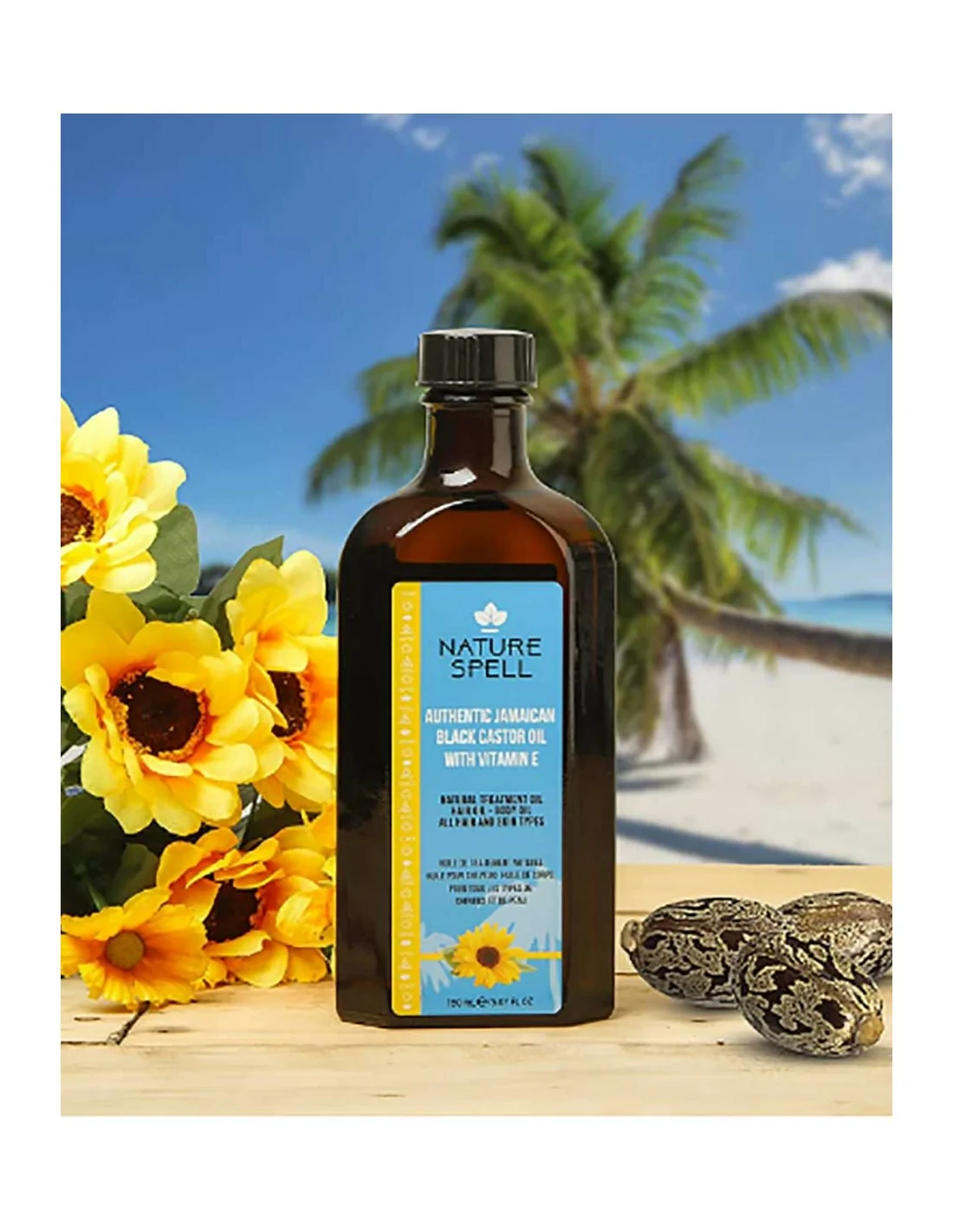 The Nature Spell Jamaican Black Castor Oil is a multi purpose oil and