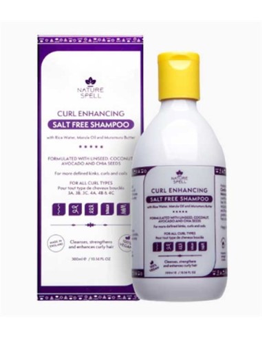 Nature Spell Curl Enhancing Salt Free Shampoo