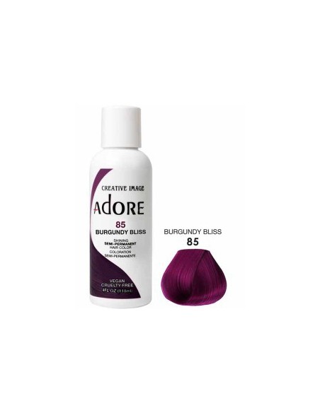 Adore Shining Semi Permanent Hair Color Burgundy Bliss